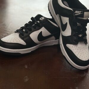Nike Boys Dunk low panda black Sneakers